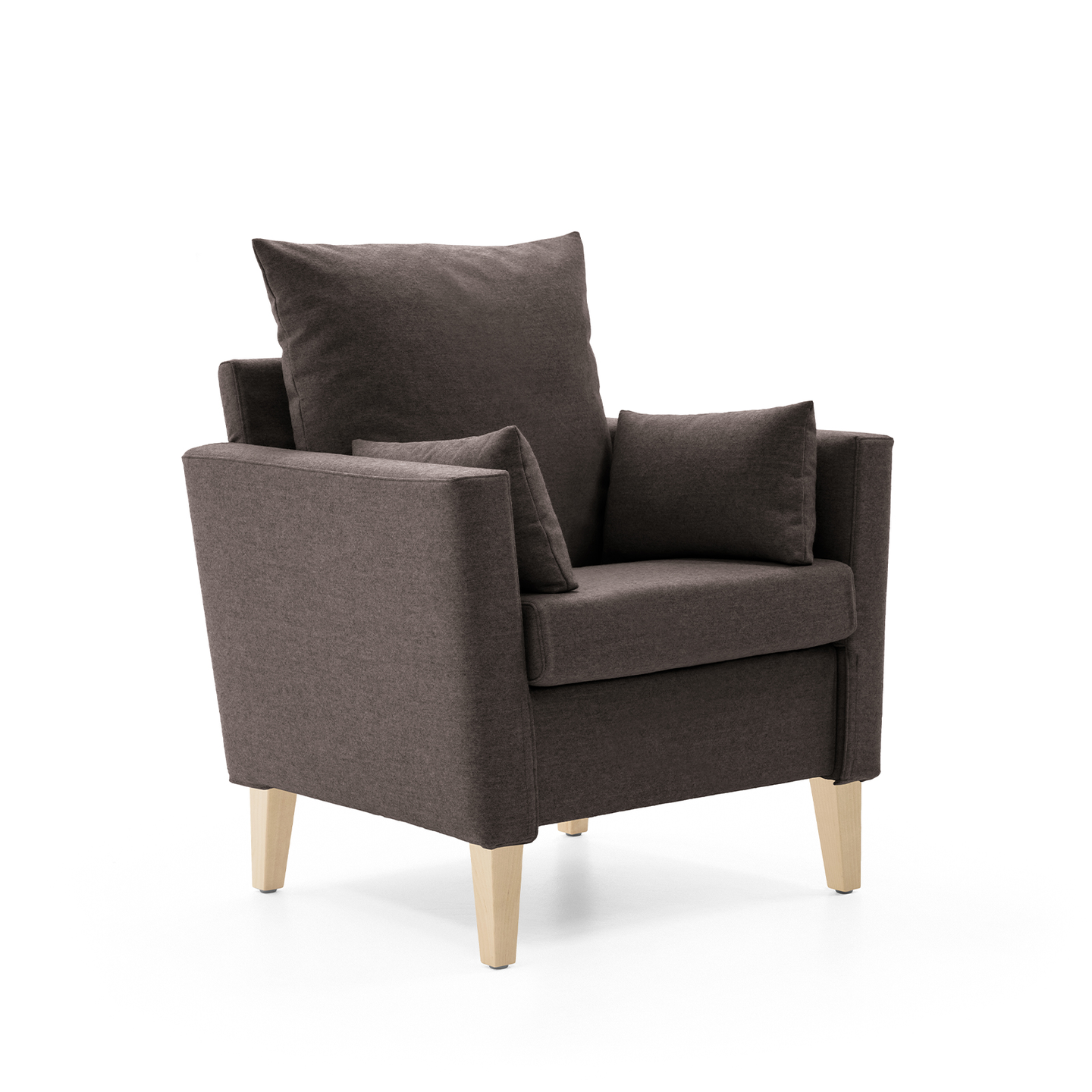 HELLAND Seniorensofa Bubble 1-Sitzer I gepolsterte Armlehnen