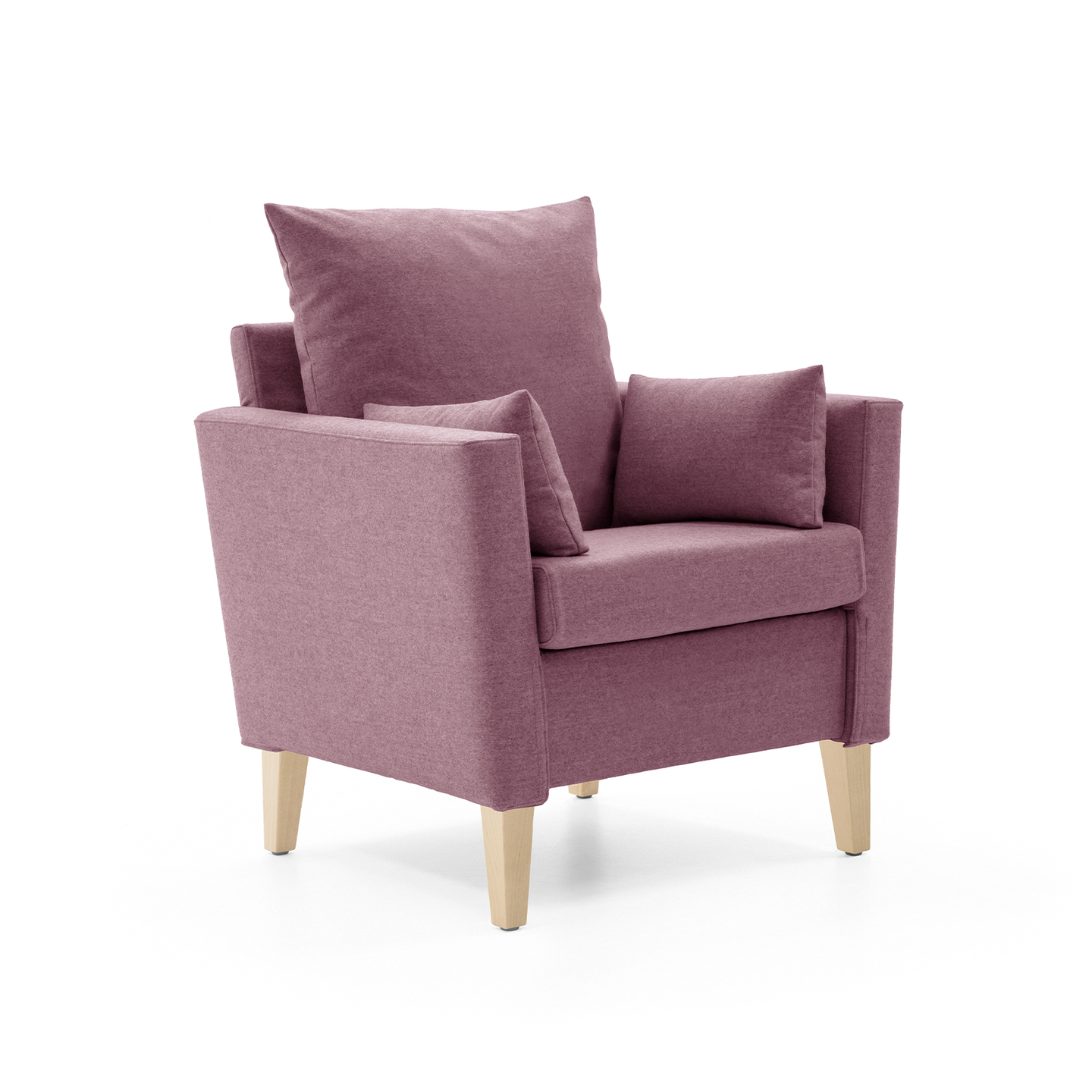 HELLAND Seniorensofa Bubble 1-Sitzer I gepolsterte Armlehnen