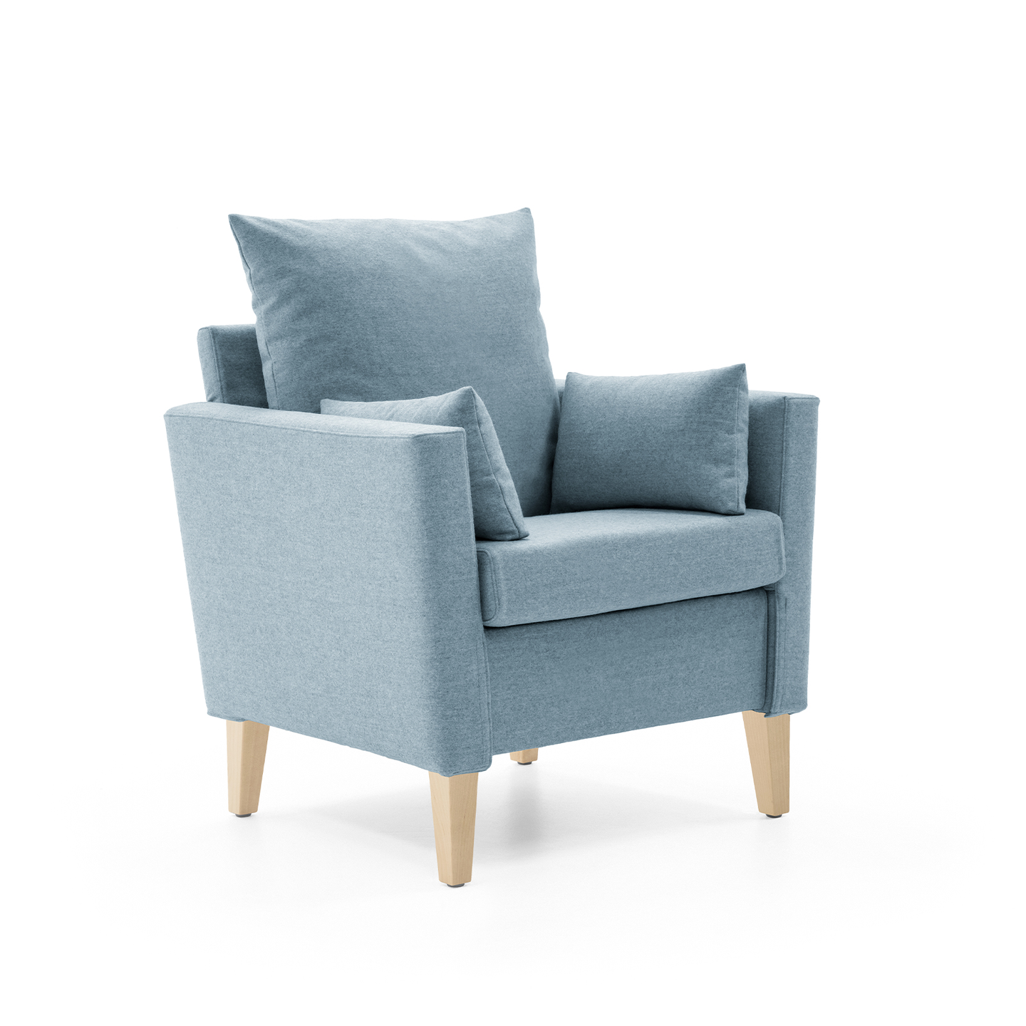 HELLAND Seniorensofa Bubble 1-Sitzer I gepolsterte Armlehnen