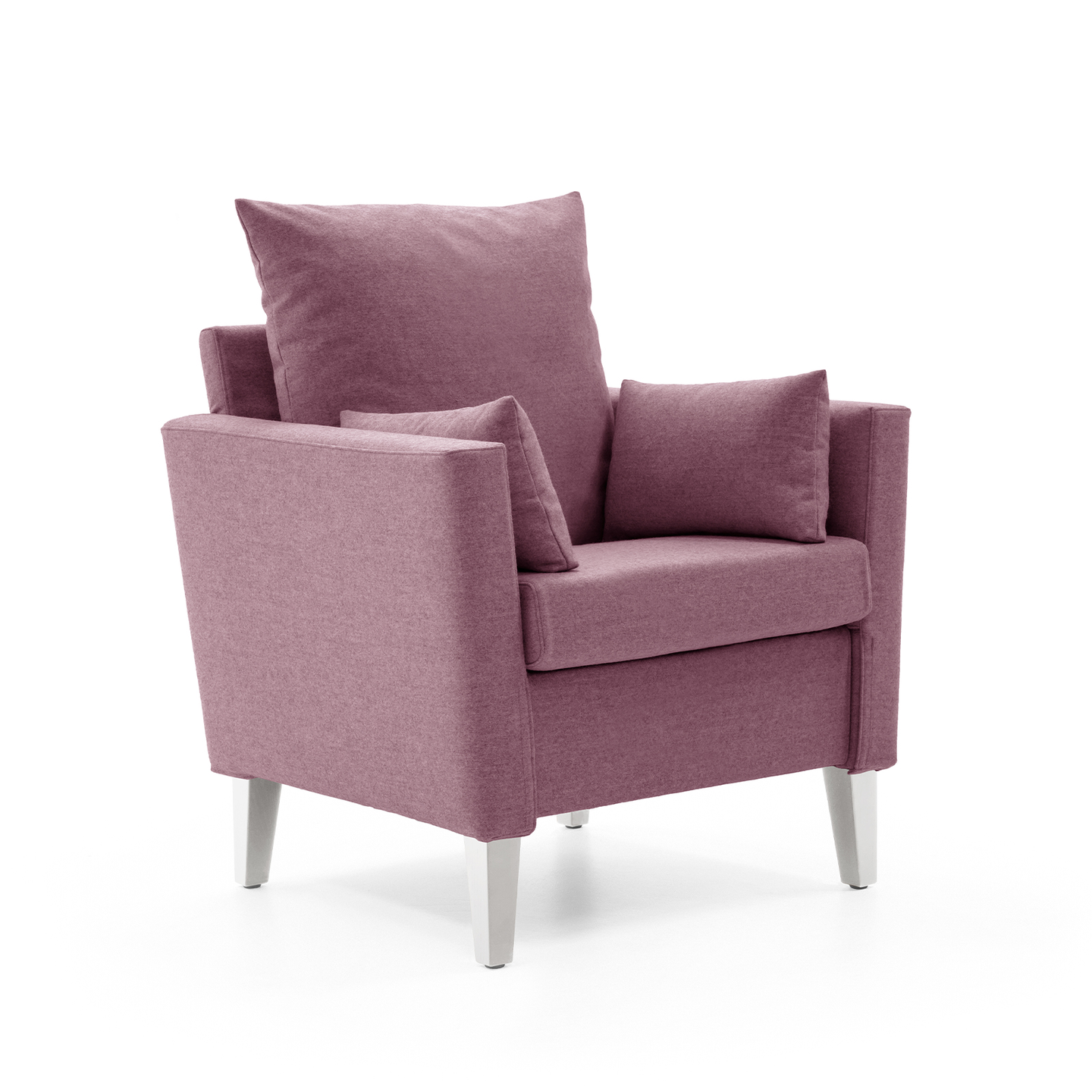 HELLAND Seniorensofa Bubble 1-Sitzer I gepolsterte Armlehnen