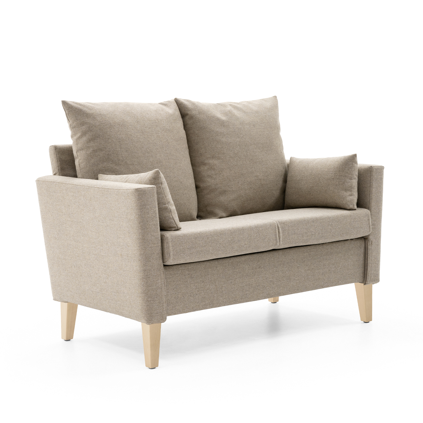 HELLAND Seniorensofa Bubble 2-Sitzer I gepolsterte Armlehnen