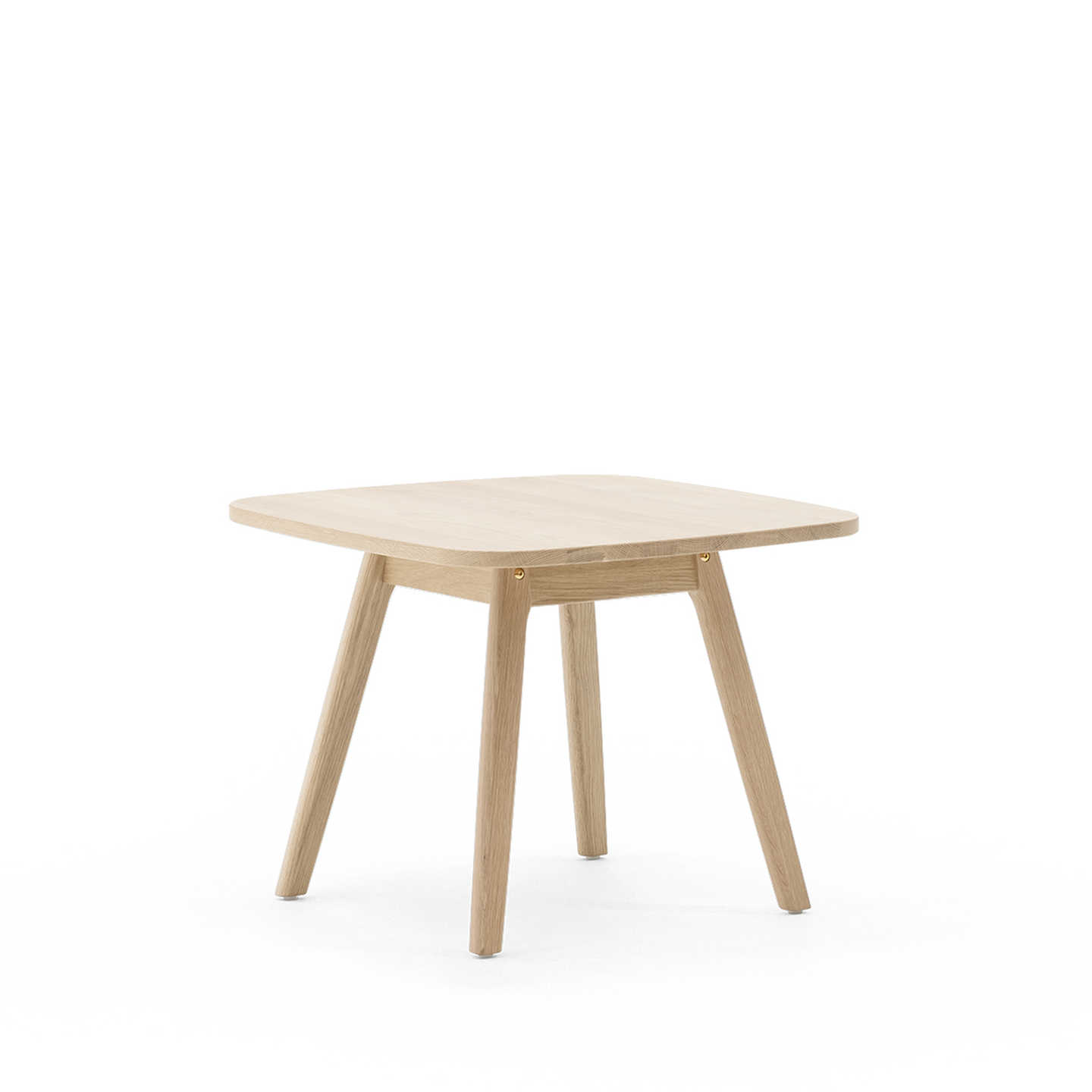 Pan Couchtisch 65x65, mit abgerundeten Ecken