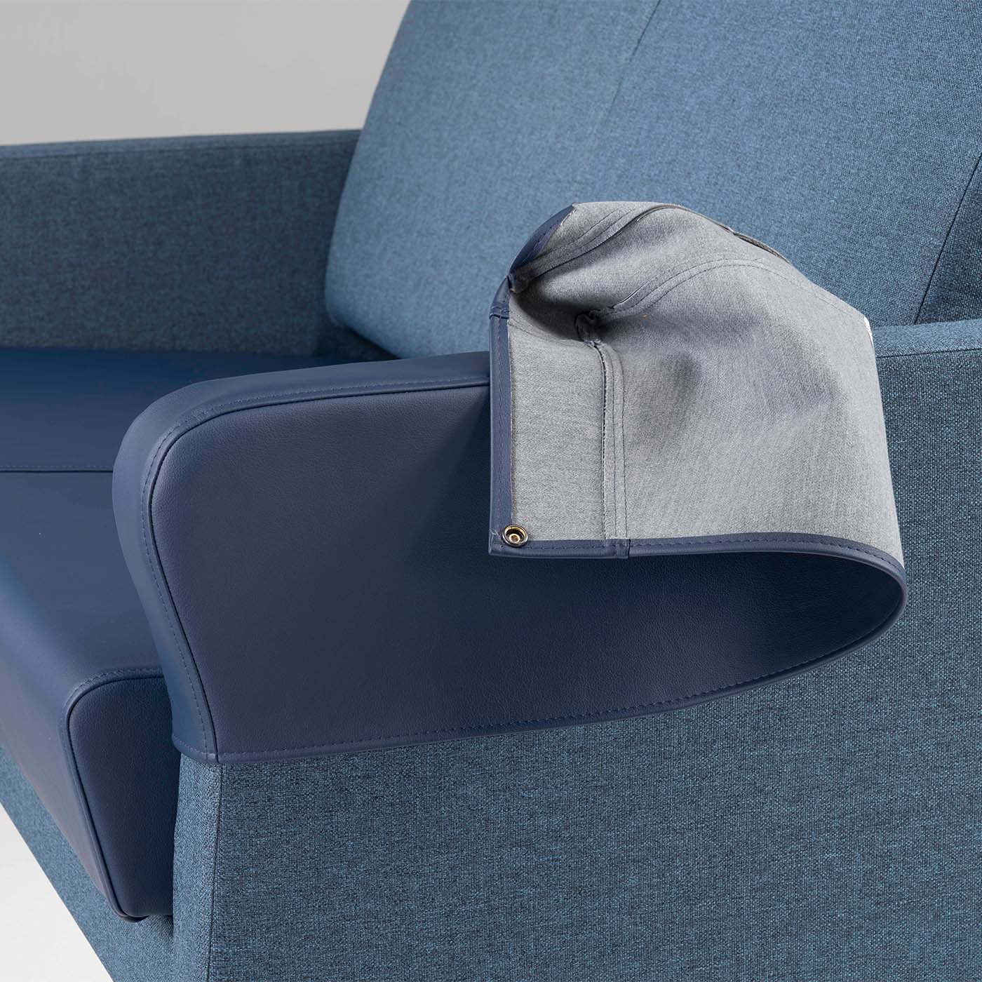 DUUN 2‑Sitzer Pflege‑Sofa – skandinavische Sitzbank mit überpolsterten Armlehnen