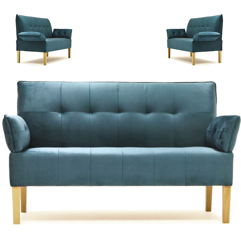 Tischsofa Serie E1, 2-Sitzer und 3-Sitzer, Sitzhöhe 50cm