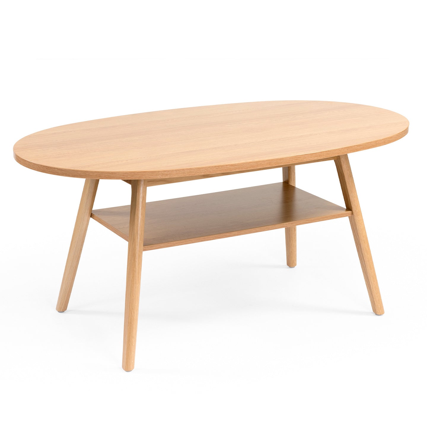 Pan Couchtisch 125x70, mit ovaler Platte