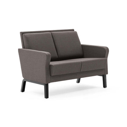 DUUN 2‑Sitzer Pflege‑Sofa – skandinavische Sitzbank mit überpolsterten Armlehnen